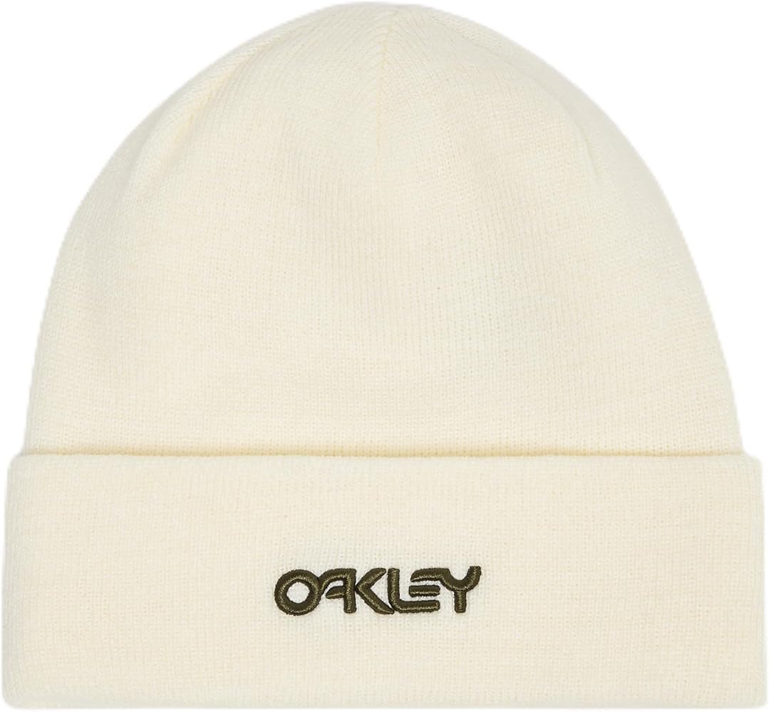 OakleyB1Bロゴビーニー Oakley B1B Logo Beanie, Arctic White at Amazon Men's